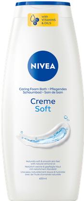 Produktbild NIVEA Creme Soft Schaumbad 650 Ml (Schaumbad, 650 ml)