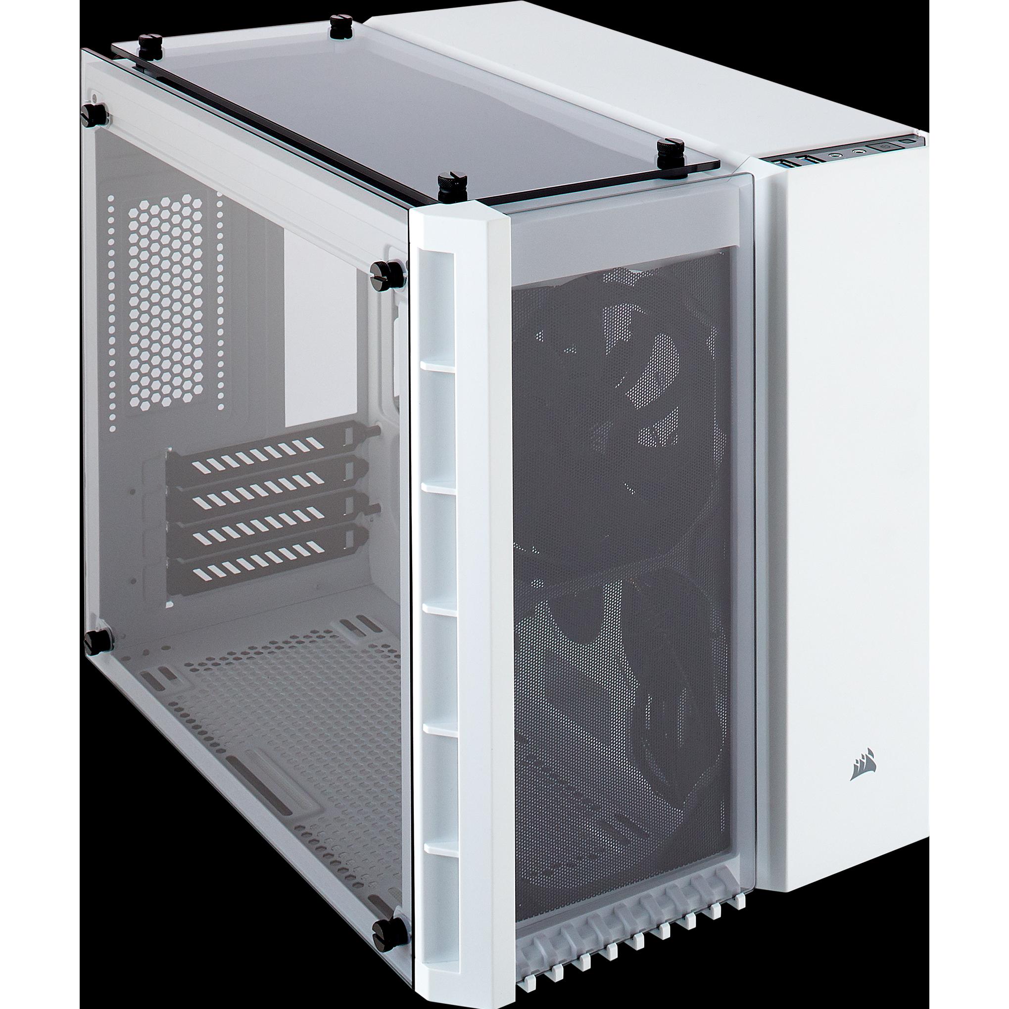 Corsair Crystal 280X TG (mATX), PC Gehäuse, Weiss