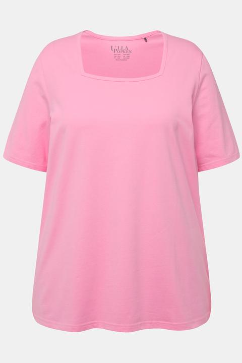 Actual product image Ulla Popken Essential Square Neck Stretch Tee (54)