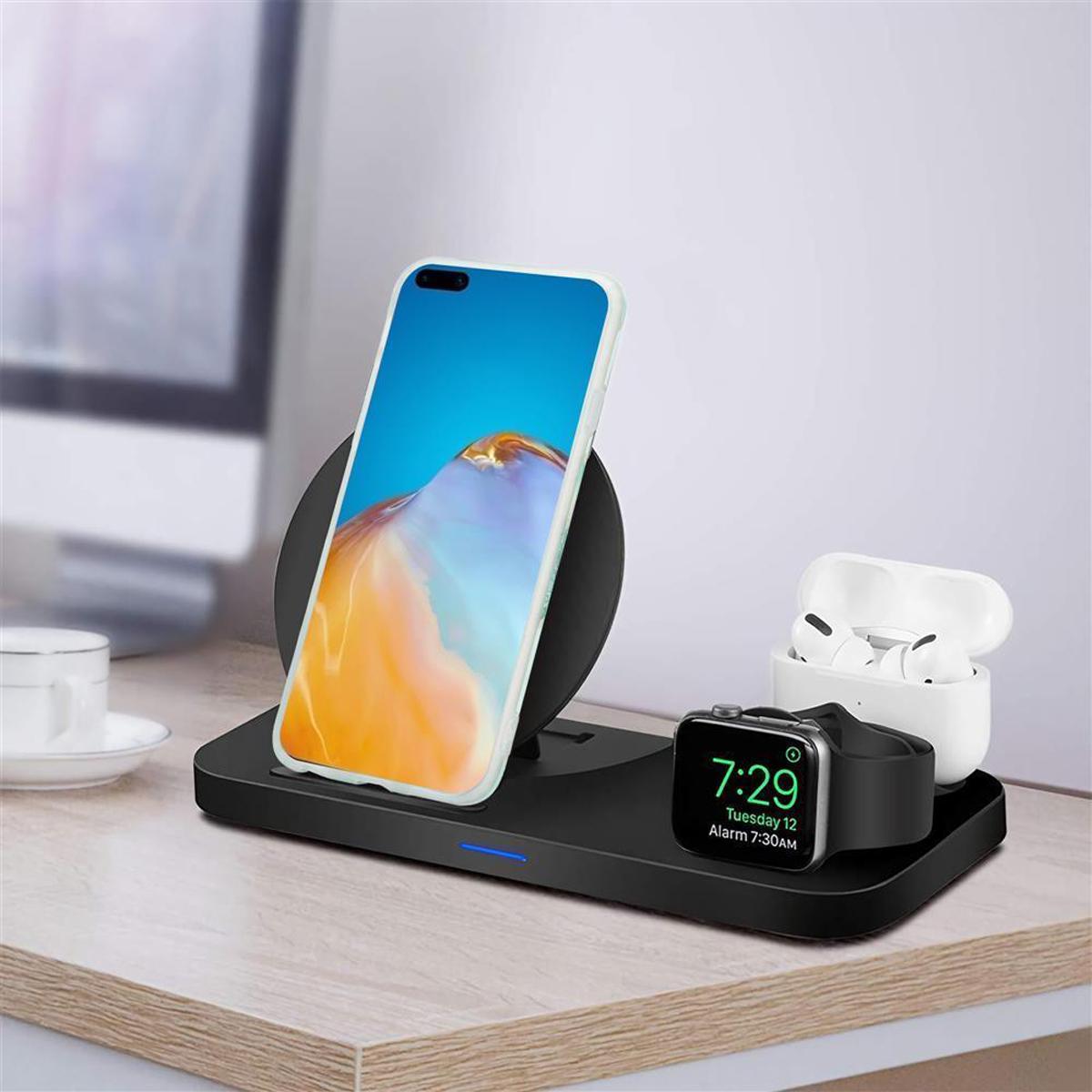 Thumbnail - Cadorabo IMD TPU Bunter Marmor Cover (Huawei P40), Smartphone Hülle, Grün