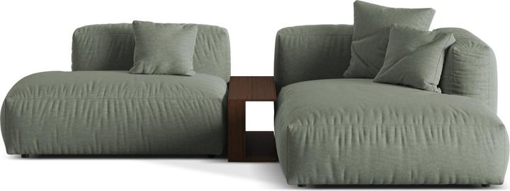 Image du produit Micadoni Canapé D'Angle Droit Modulaire, "Martina", 2 Places, 292x176x75 Fabriqué en Europe (Canapé modulaire, Canapé d'angle)