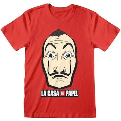 Actual product image NoName LA CASA DE PAPEL - T-Shirt - Mask & Logo - (XL) (XL)