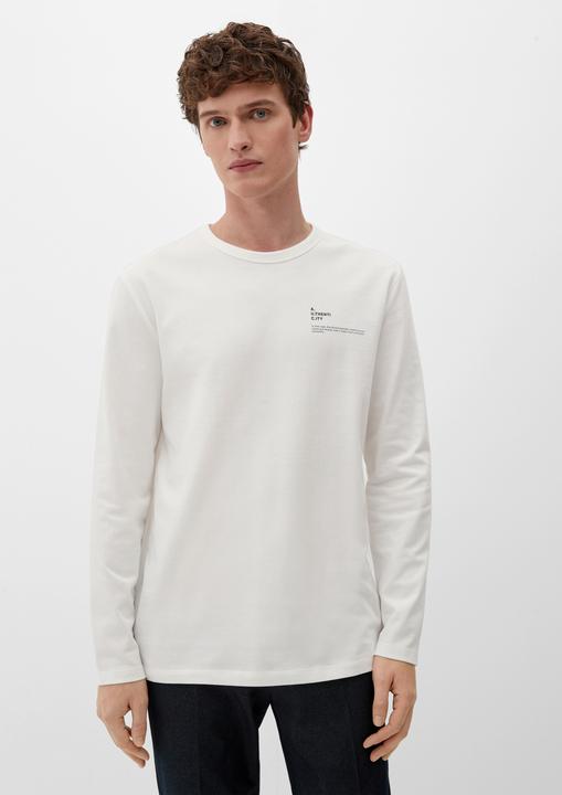 Produktbild s.Oliver T-Shirt Longsleeve mit Frontprint (XXL)
