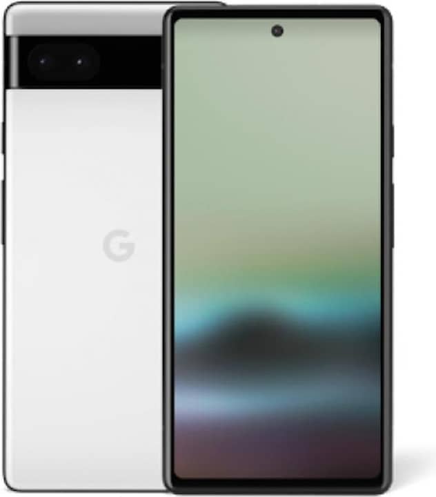 Productafbeelding Google Pixel 6a (128 GB, Wit krijt, 6.10", SIM + eSIM, 12.20 Mpx, 5G)