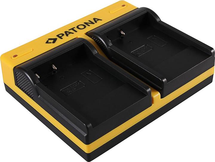 Immagine prodotto Patona Caricatore doppio per BENQ Casio NP-40 DC P500 E520 E520+ E610 Casio NP-40 Casio incl. Micro-USB