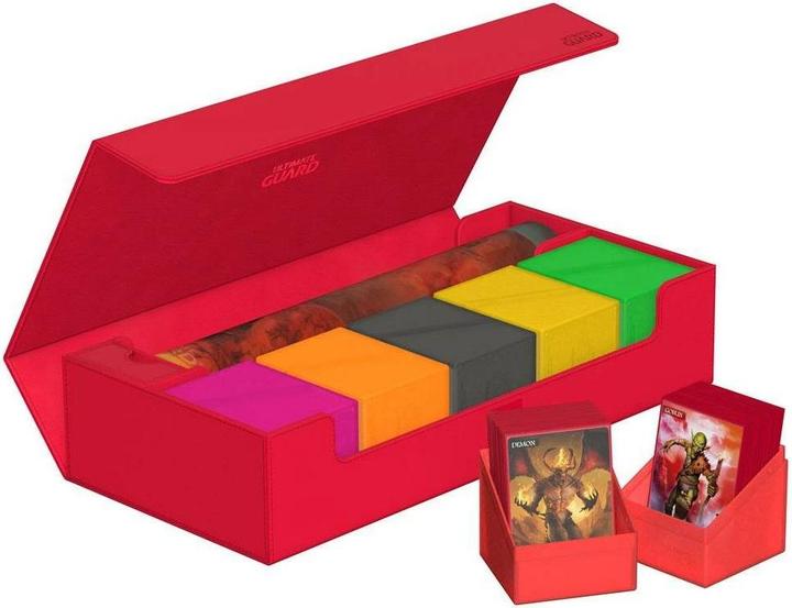 Actual product image Ultimate Guard Card Box XenoSkin Superhive 550+ Red