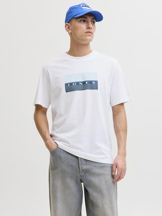 Produktbild Jack & Jones Jcofusion Dots Print Tee Ss Crew Sn (L)