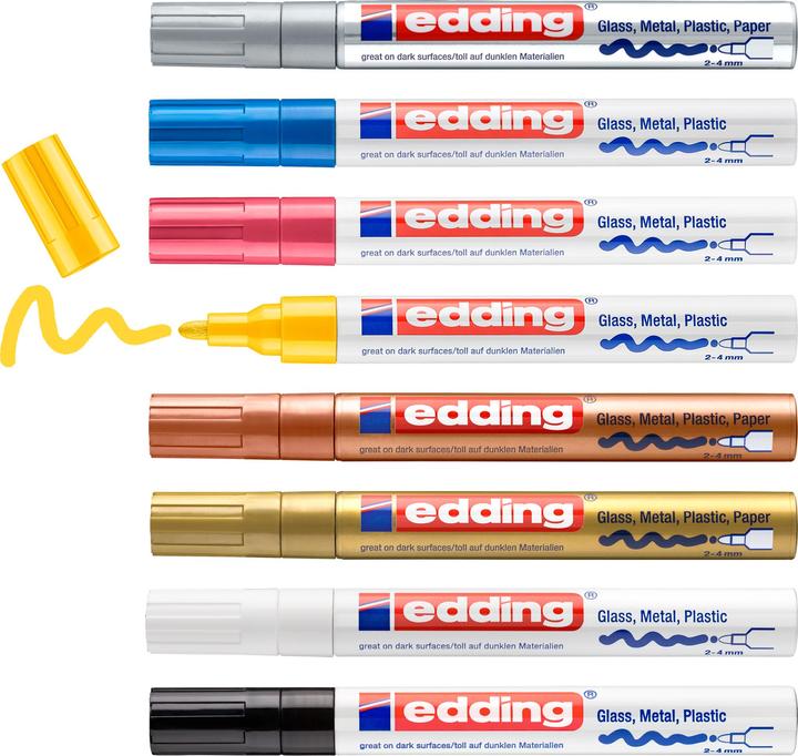 Produktbild Edding Glanzlackmarker (8x)