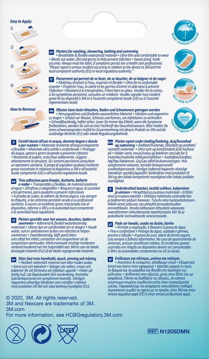 Actual product image Nexcare Aqua Clear Maxi waterproof Pfl (5 x)