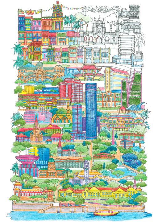 Produktbild Städte im Hochformat - das Ausmalbuch