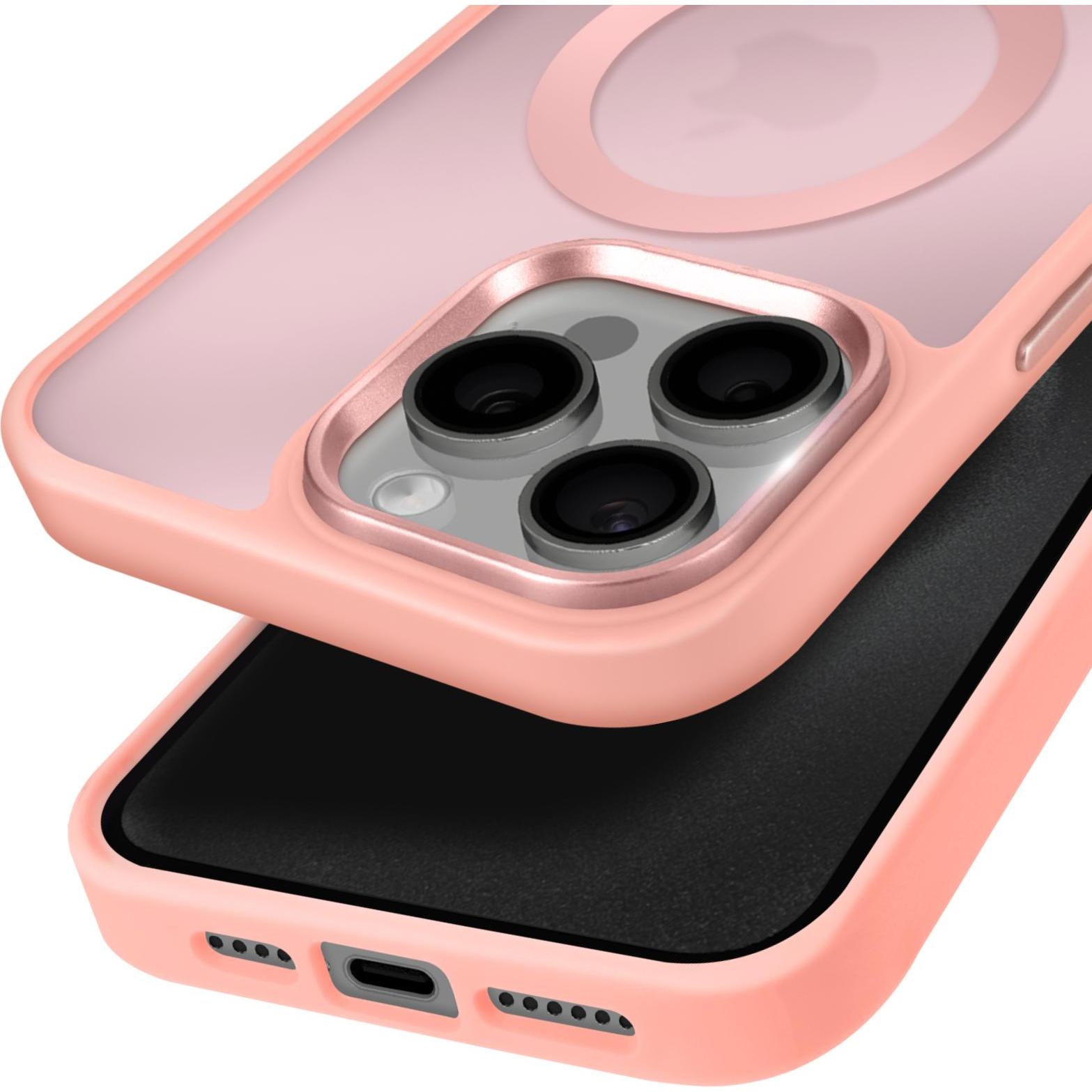 Thumbnail - Avizar Frost Color Case (Apple iPhone 15 Pro Max), Smartphone Hülle, Rosa