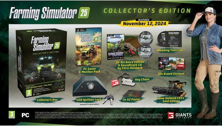 Immagine prodotto Giants Software Farming Simulator 25 - Collector's Edition (PC, EN)