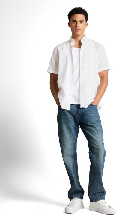 Immagine prodotto Tom Tailor Relaxed Fit Kurzarmhemd mit Leinenanteil (L)