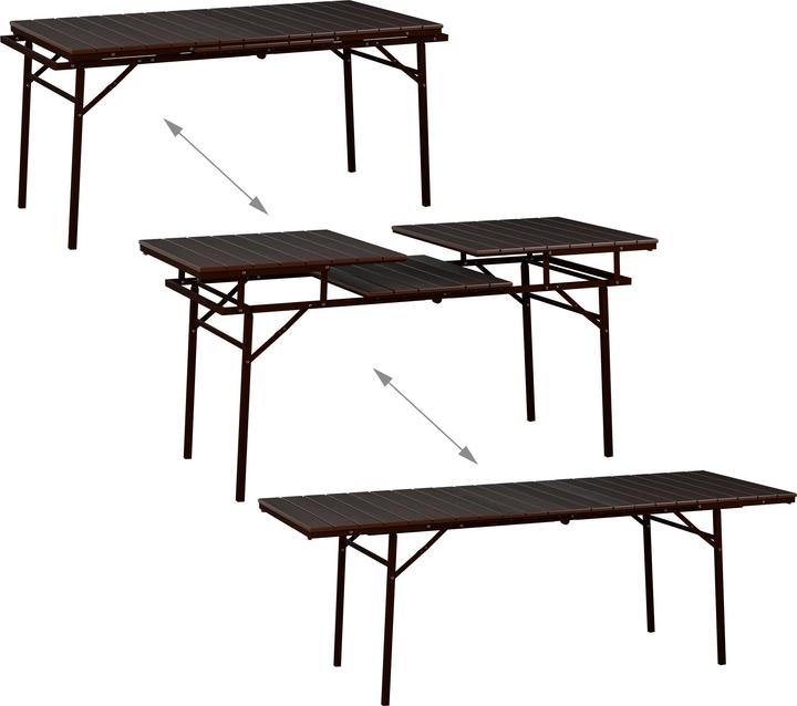 Produktbild Relaxdays Gartentisch (166 x 78 x 76 cm)