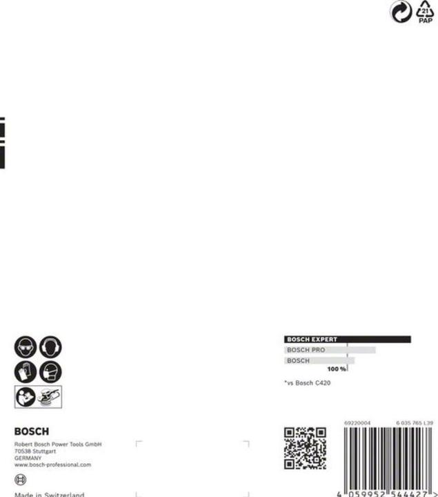 Produktbild Bosch Professional Zubehör EXPERT C470 Schleifpapier Mehrloch für Exzenterschleifer, 150 mm, G 80, 5-tlg. (80)