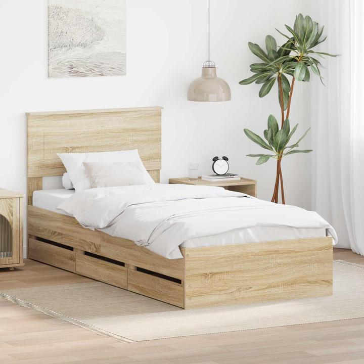 Image du produit vidaXL Modernes Bett (75 x 190 cm)