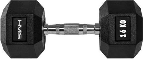 Image du produit HMS Haltère court 16 kg HEX-PRO 16 (1 x 16 kg)