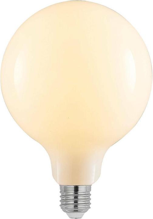 Actual product image Arcchio LED lamp E27 8W 2,700K G125 Globe, dimmable, opal (E27, 980 lm)