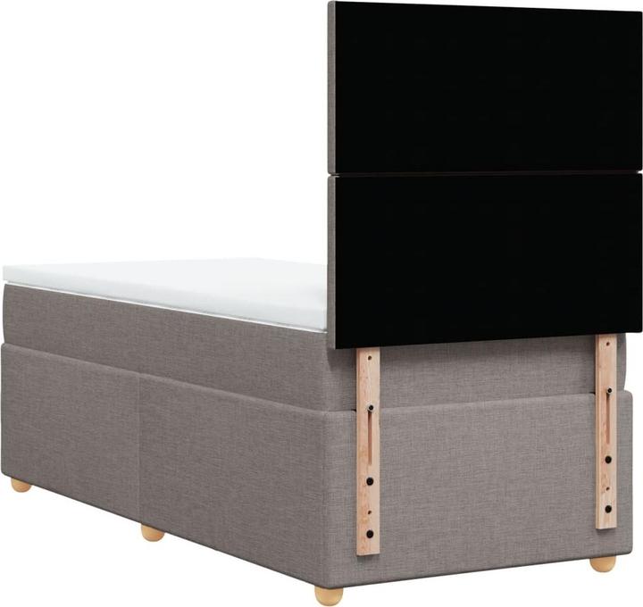Produktbild VidaXL Bo x springbett mit Matratze 90 x 190 cm Stoff (90 x 190 cm)