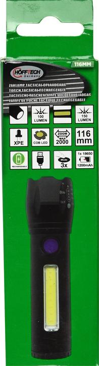 ProPlus Taschenlampe taktische LED + COB wiederaufladbar 1 (11.60 cm, 150 lm)