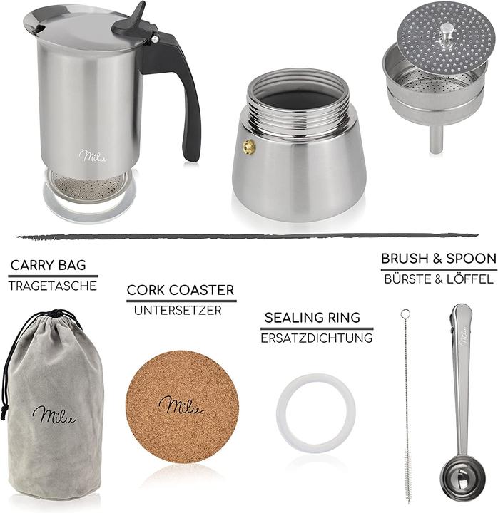 Actual product image Milu Espresso maker (2 Cups)