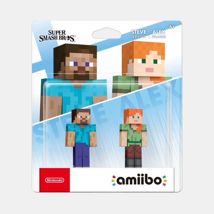 Actual product image Nintendo amiibo Steve & Alex - Super Smash Bros (Switch)