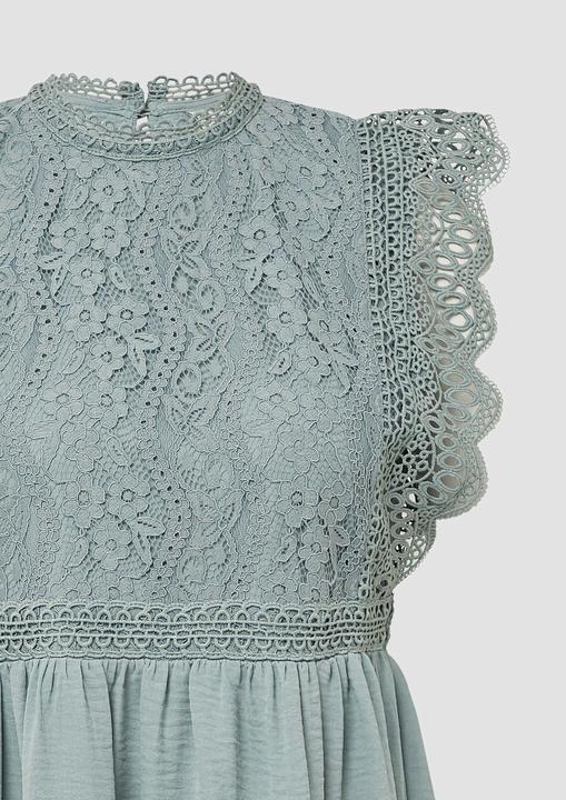 Produktbild S.Oliver Kleid Kurzes Kleid mit Spitzenoberteil (38)