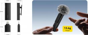 Image du produit Ulanzi WM 10 Portable In Line Microphone (version Apple)