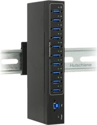 Produktbild Delock Industrie USB HUB 10x Ports (USB-B, 10 Ports)