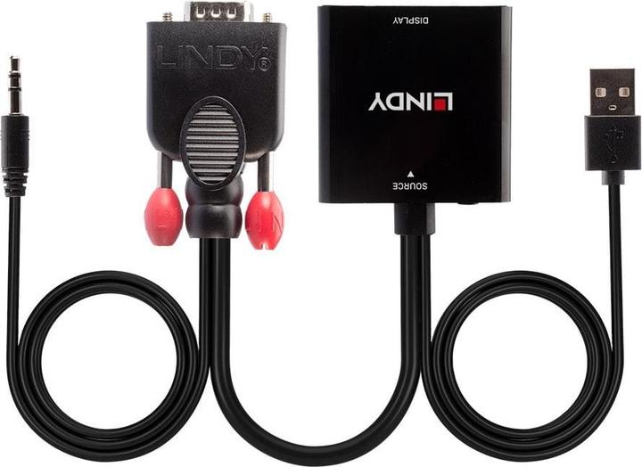 Produktbild Lindy VGA & Audio, to HDMI Converter (VGA, HDMI, 4.50 cm)