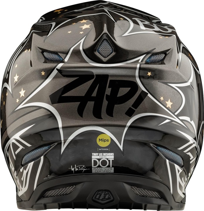 Actual product image Troy Lee Designs SE5 ECE Carbon MIPS Helmet, Cosmic Explosion, gray, L | 58-59cm (58 - 59 cm, L)