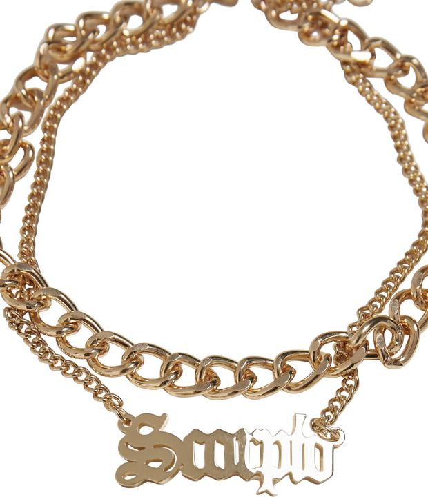 Produktbild Urban Classics Zodiac Golden Anklet (Eisen, Rostfreier Stahl, 22 cm)