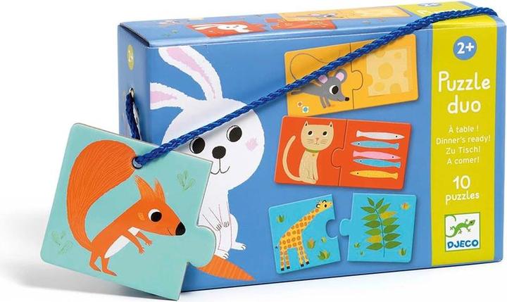 Djeco Puzzle Duo At Table (10 pieces)