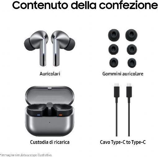 Produktbild Samsung Galaxy Buds3 Pro (Aktive Geräuschunterdrückung, 6 h, Kabellos)