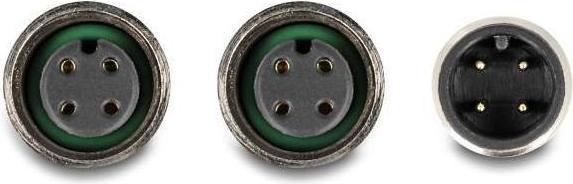 Produktbild Delock M12 Y-Splitter A-kodiert 4 Pin Buchse zu 1 x Stecker und 1 x Buchse Parallelschaltung