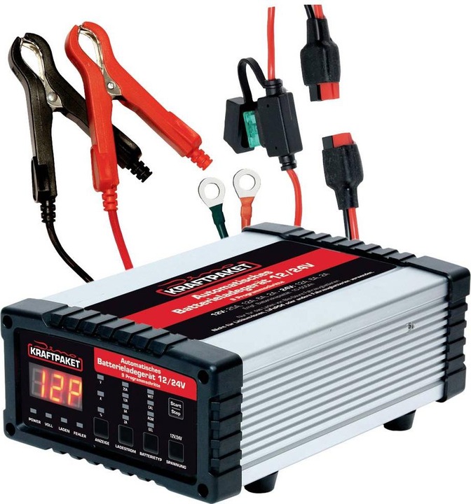 Actual product image Dino KRAFTPAKET 136340 Car charger 12 V, 24V (500000 mAh)