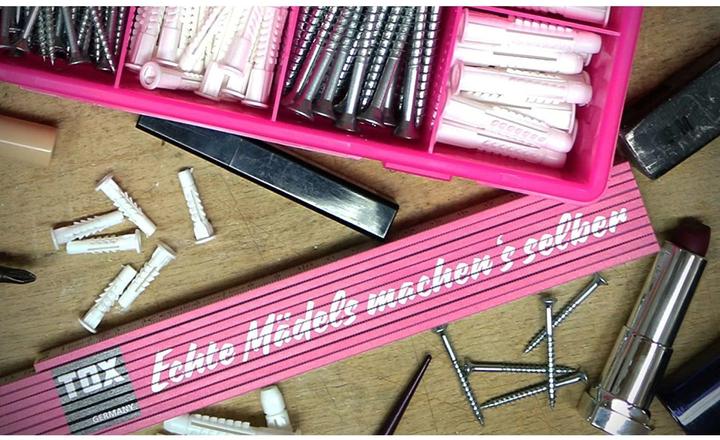Actual product image Tox Dowel double metre "Echte Mädels machens selber", 2 m, type (2 m)