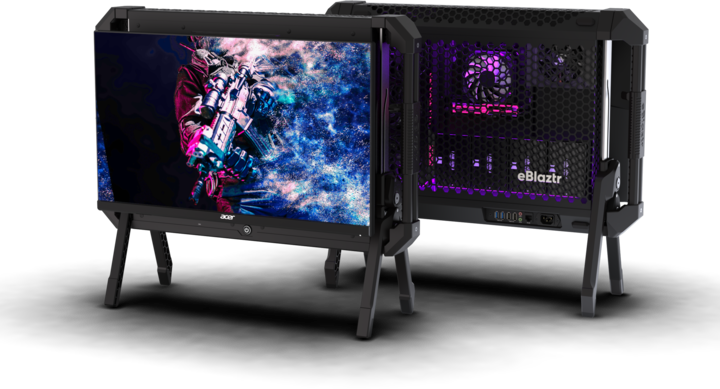 Produktbild eBlaztr ITX Gaming Desktop Gehäuse schwarz (ITX)