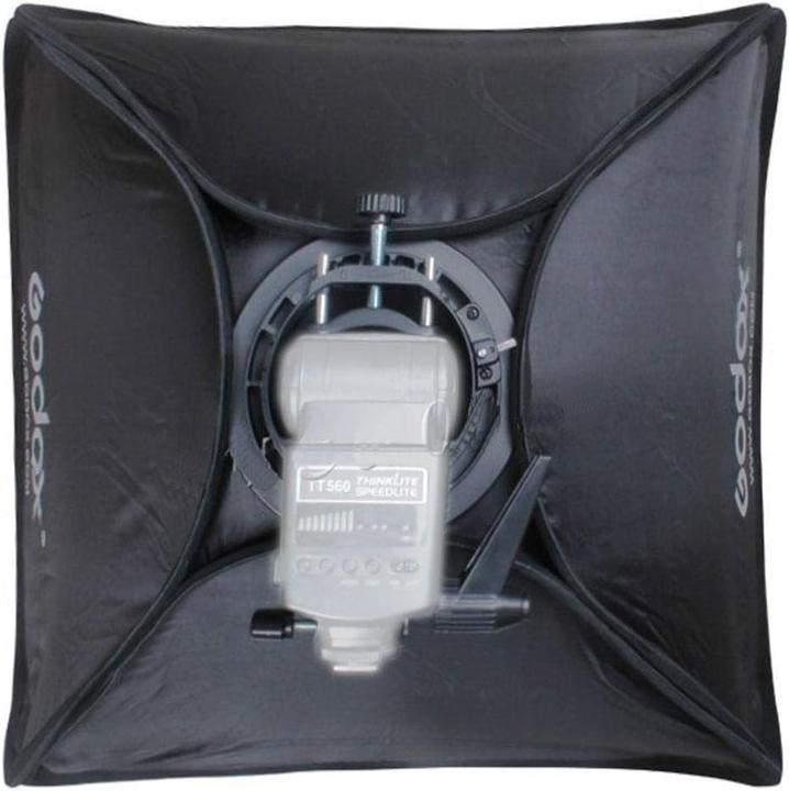Image du produit Godox S type Bracket Bowens + Softbox 60x60cm (Boîte à lumière)