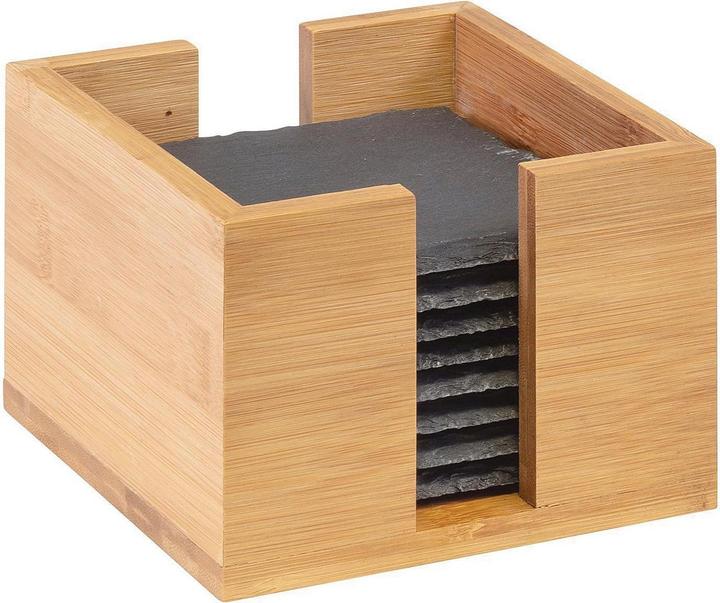 Actual product image Westmark Natural Slate Coaster Set of 8 (8x, Glass coaster)