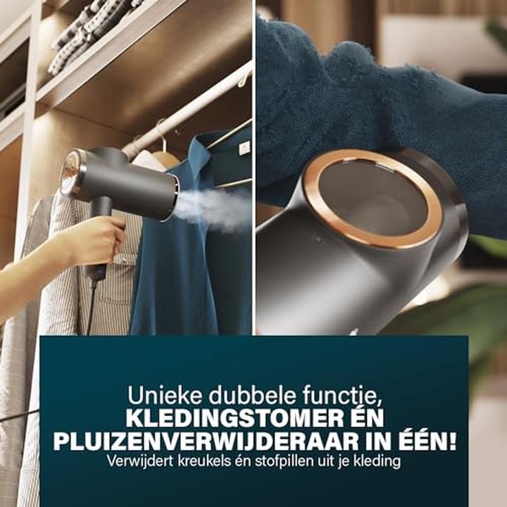 Produktbild Princess 01.332890.01.001 Dampfglätter Schwarz, Silber 1300W (1300 W, 18 g/min)