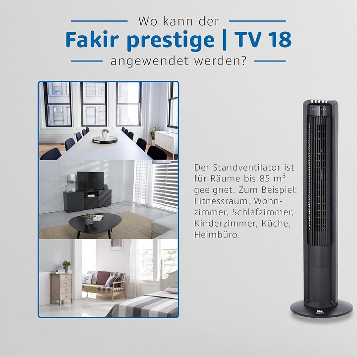 Actual product image Fakir Tower fan (25 dB)