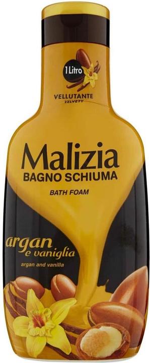 Produktbild Malizia Bath Foam Argan and Vanilla 1000ml (1000 ml, Badeperlen)