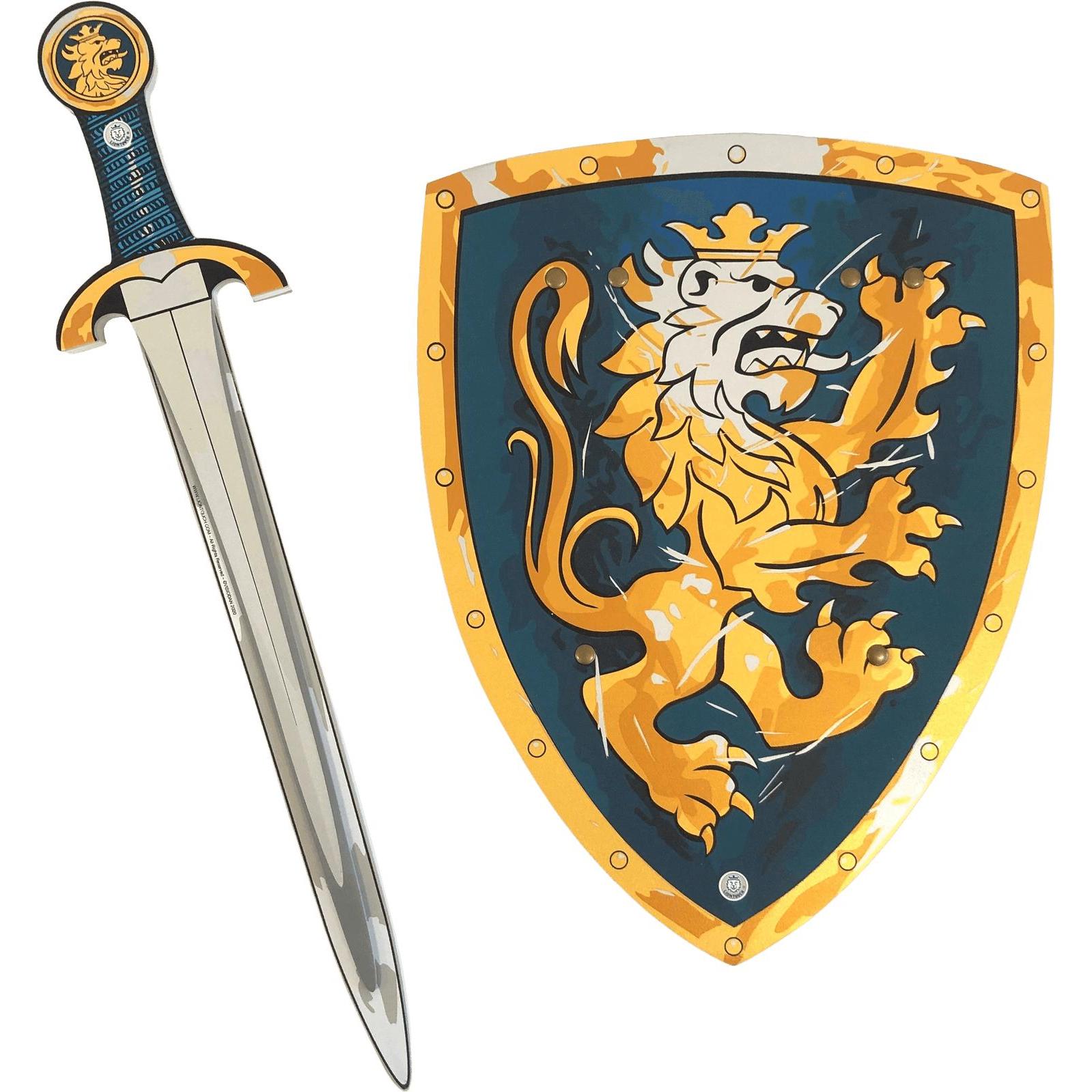 Liontouch Edler Ritter Spielzeugschwert & Schild, Blau