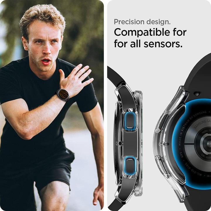 Actual product image Spigen Samsung Galaxy Watch 4/5 smartwatch protective display frame, 44 mm