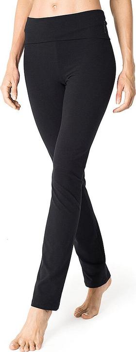 Actual product image Mandala Yoga Pants Classic Rolldown Black