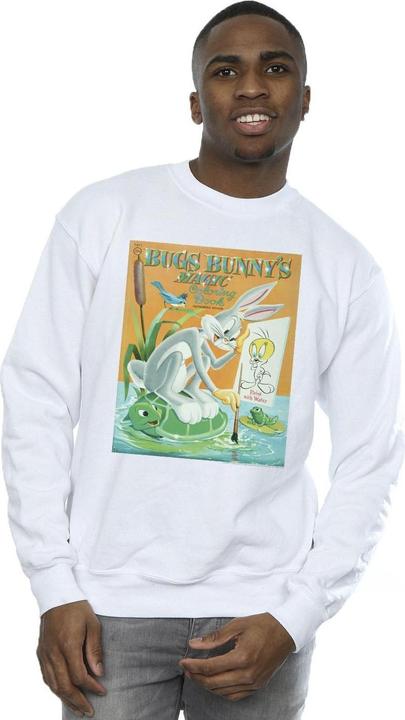 Actual product image Looney Tunes Mens Bugs Bunny Colouring Book Sweatshirt (XXL)