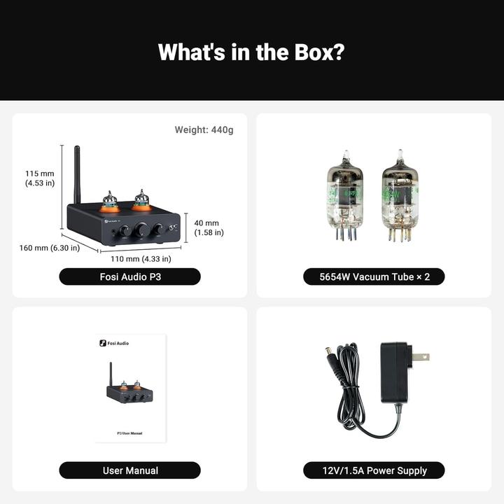 Immagine prodotto Fosi Audio P3 (Controllo del tono, Bluetooth)