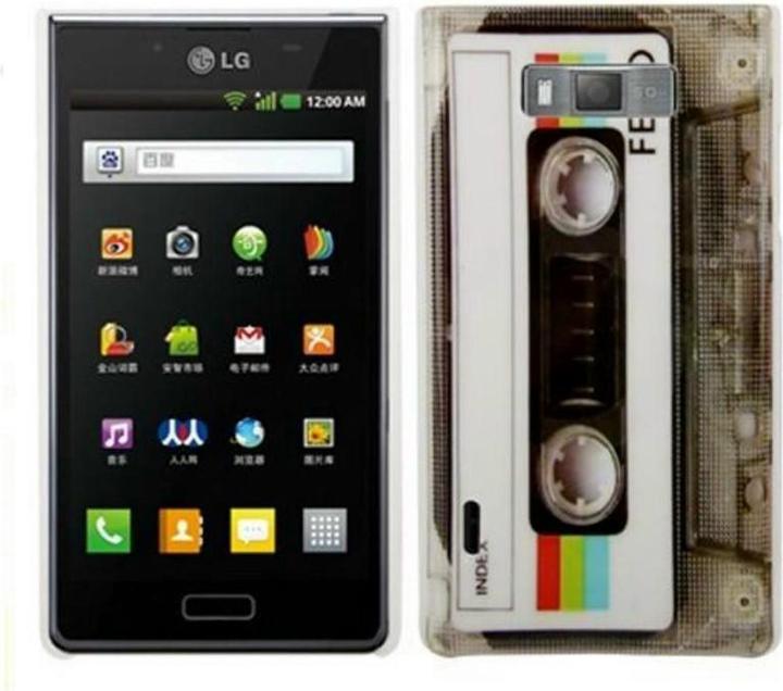 Actual product image König Design Hard Case Cover Cassette + GameBoy for Mobile LG Optimus L7 P700 P705 (LG Optimus L7)