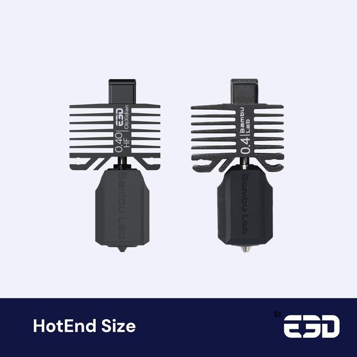 Image du produit E3D Online E3D High Flow ObXidian™ HotEnd pour Bambu Lab X1/P1 Series (Hotend)